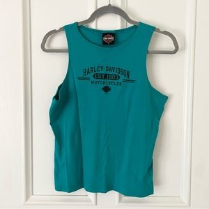 Harley Davidson Vintage Tank Top 💚